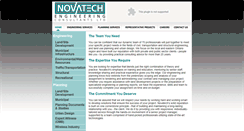 Desktop Screenshot of novatech-eng.com