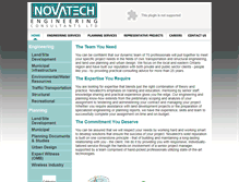 Tablet Screenshot of novatech-eng.com
